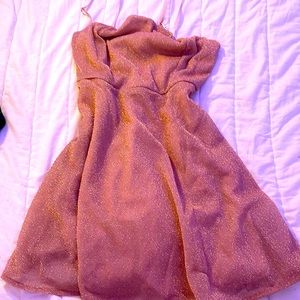 Sparkling champagne colored dress